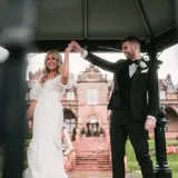 Couple dancing in the Bandstand