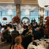 Wedding setup at Boclair House