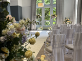 wedding hall at tarbet hotel wedding ceremony