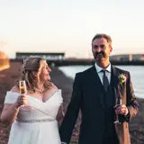 couple enjoying largs wedding package