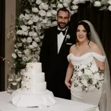 couple getting married in redhurst small wedding venue