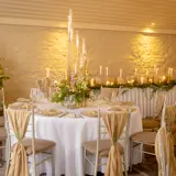 bowfield wedding venue set up for wedding ceremony