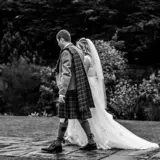 couple getting married at a small wedding venue scotland
