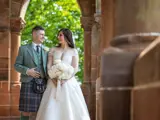 couple getting married at boclair house hotel 
