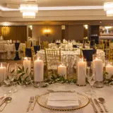 Top table set up for a wedding at The Redhurst