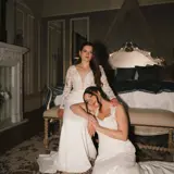 Same sex couple in honeymoon suite at Cornhill