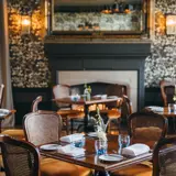 Tables set for Dining at The Ghillie