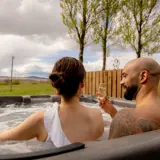 bowfield lodges honeymoon suite with hot tub