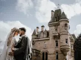 couple married at cornhill castle glasgow wedding venue