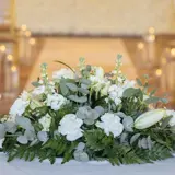Flowers on Table at Wedding at Redhurst