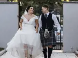 couple married at redhurst glasgow wedding venue