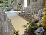wedding hall at tarbet hotel wedding venue
