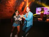 Performers dancing