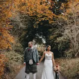 couple at bowfield hotel wedding venue scotland