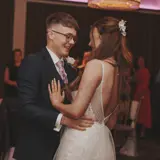 couple celebrating vow renewal ceremony