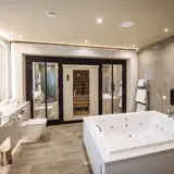 Jacuzzi Bath at Cornhill Castle