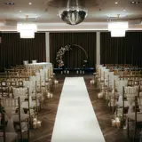 Room set up for wedding ceremony