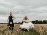 couple at bowfield howwood wedding venue near glasgow