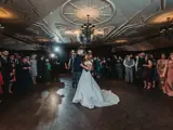 Couple sharing their first dance