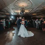 Couple sharing their first dance